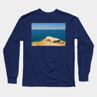 World War 2 Bunker in Rovinj, Croatia Long Sleeve T-Shirt